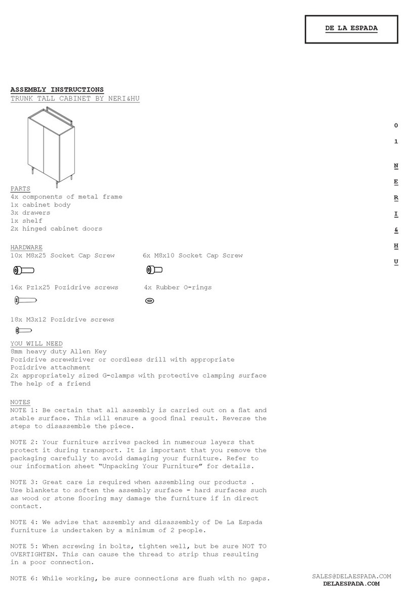 NERI & HU 759L Assembly instructions