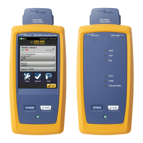 Fluke DSX-600 CableAnalyzer Technical reference handbook