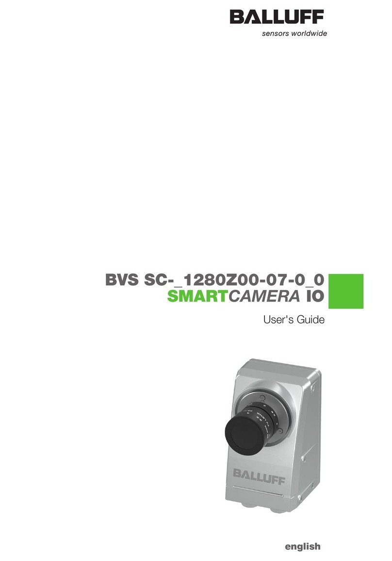 Balluff SMARTCAMERA IO user guide