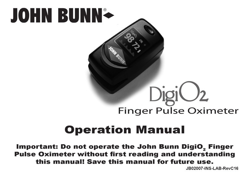 John Bunn DigiO2 Operation manual