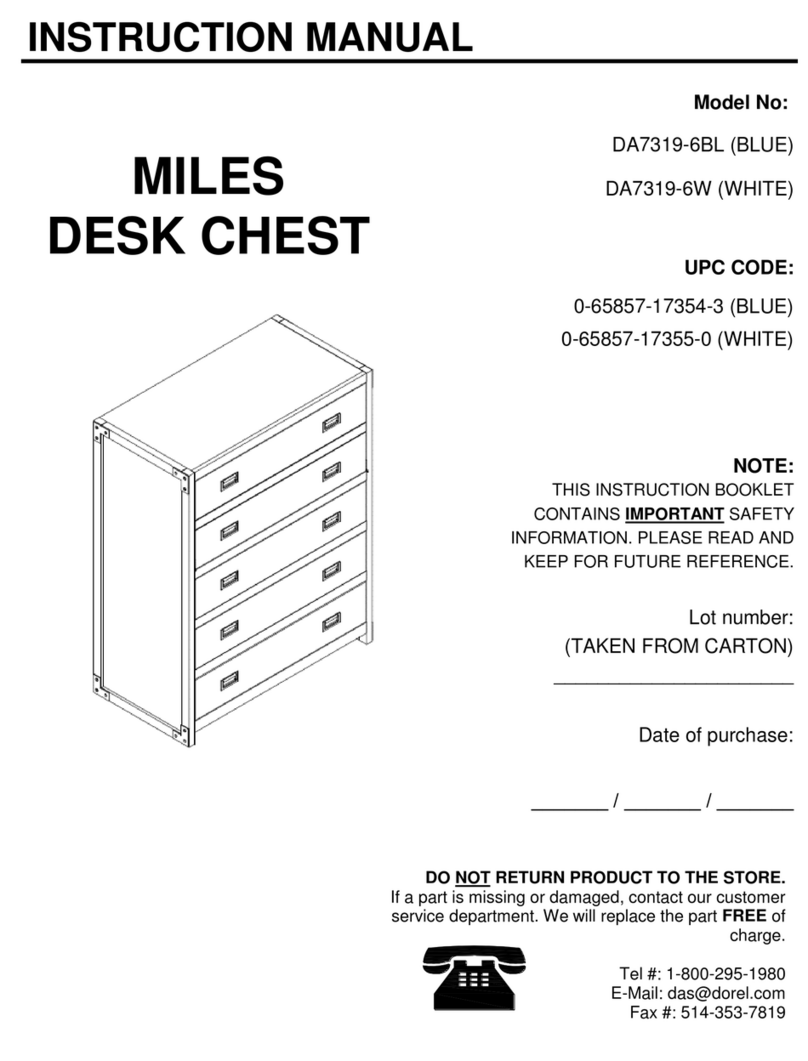 Dorel DA7319-6BL User manual Dorel DA7319-6BL User manual