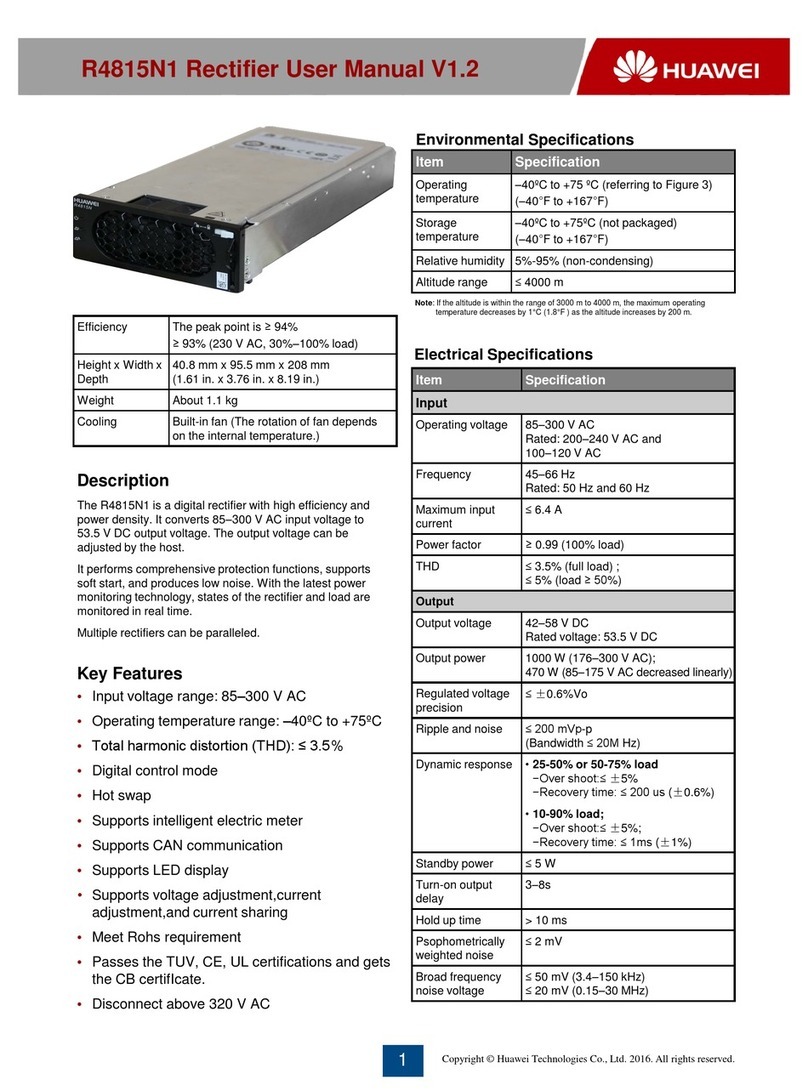 Huawei R4815N1 user manual Huawei R4815N1 user manual