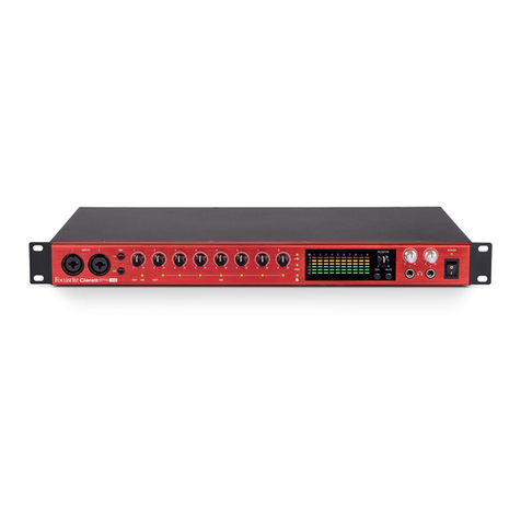 Focusrite Clarett 8Pre USB user guide