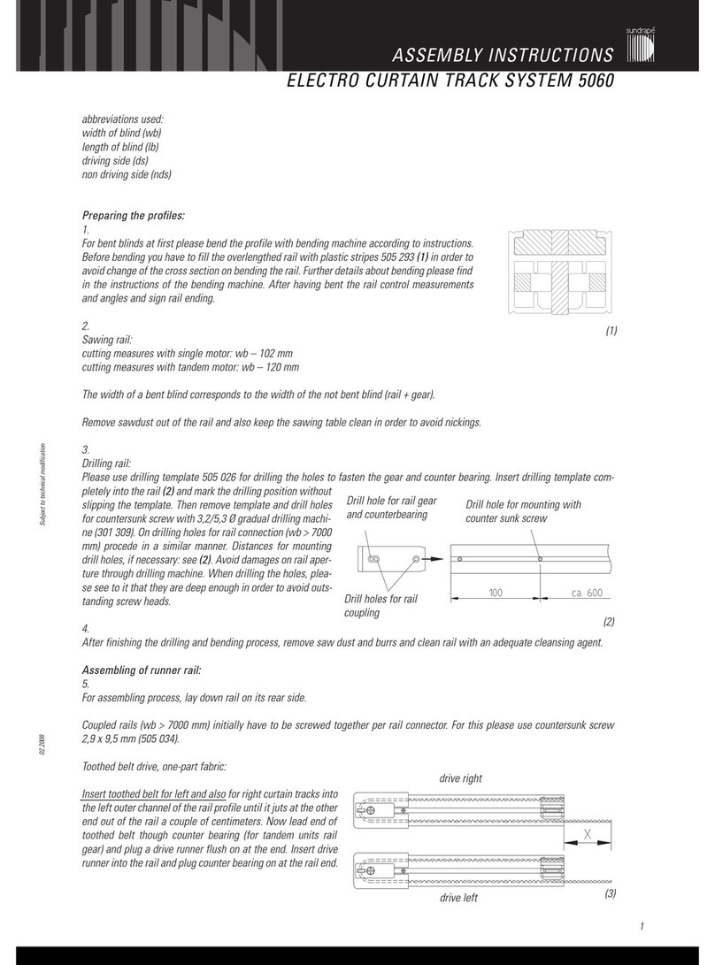 Sundrape 5060 User manual