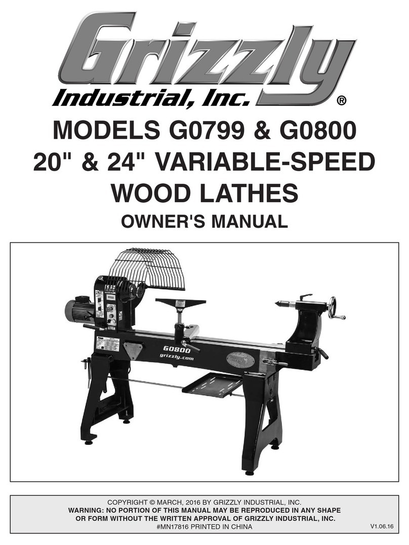 Grizzly G0799 owner's manual