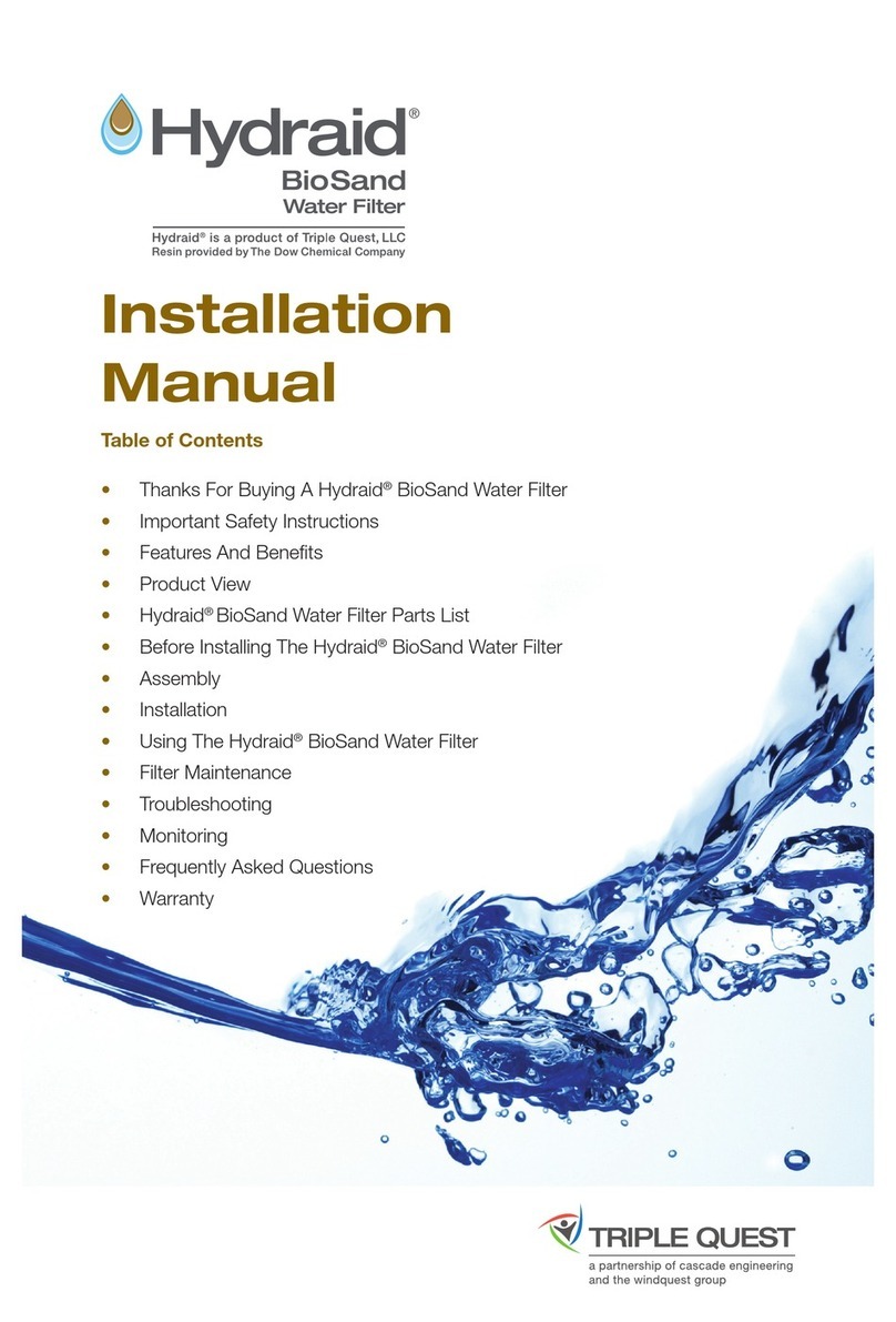 Hydraid BioSand installation manual