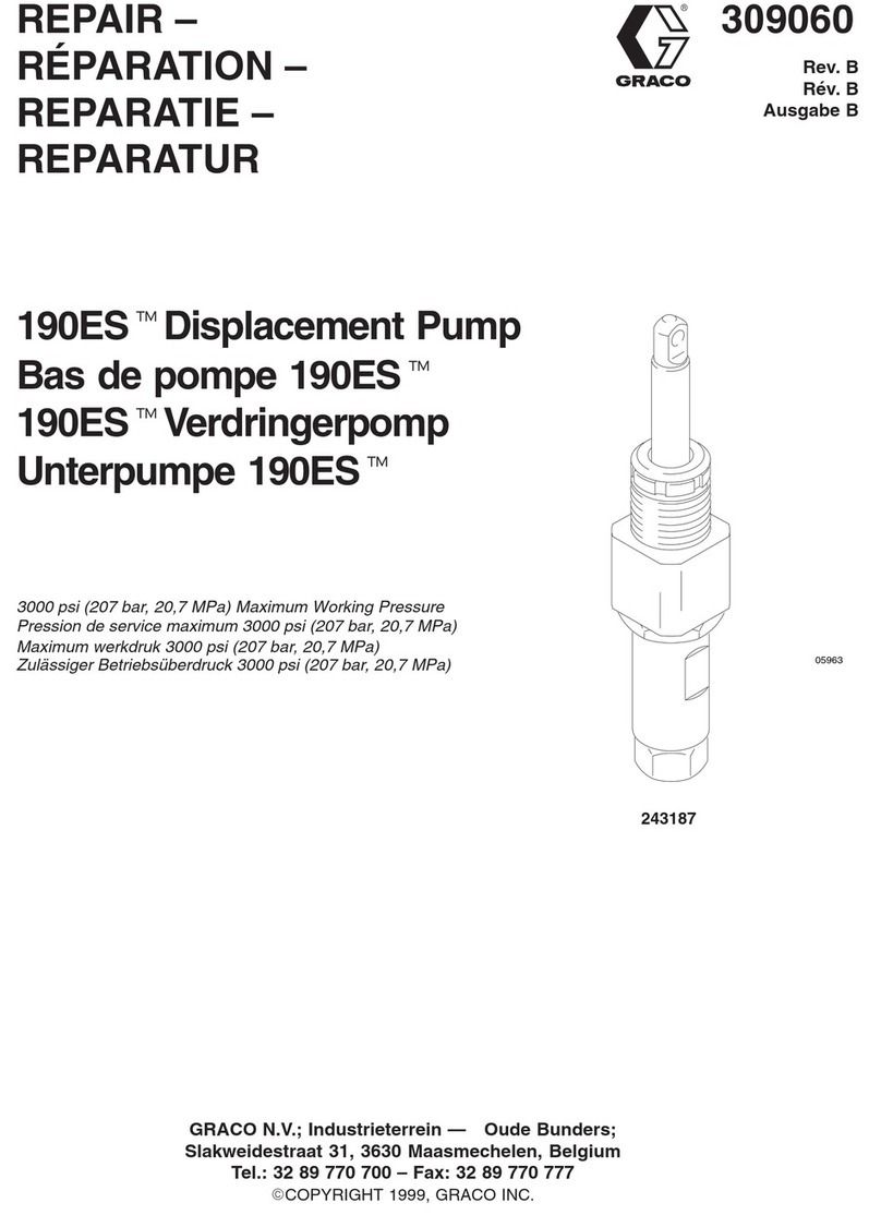 Graco 190ES 261825 Assembly instructions