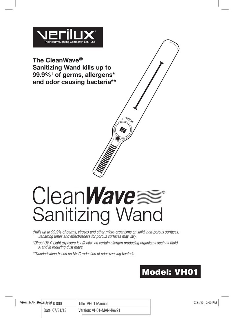 Verilux CleanWave VH01 User manual
