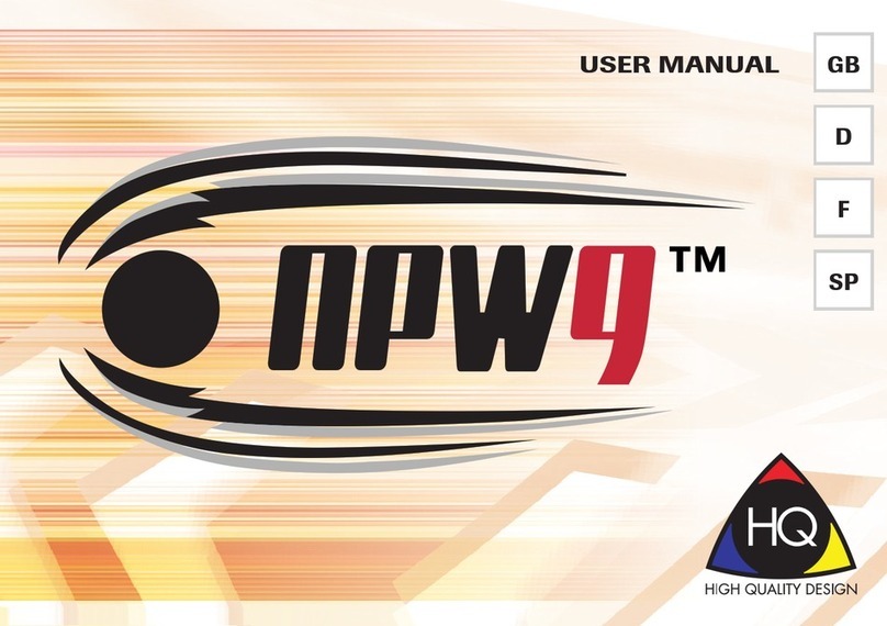 HQ NPW9 User manual