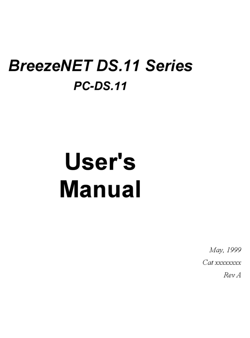 BreezeCOM PC-DS.11 user manual