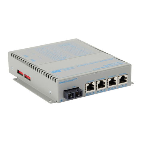 Omnitron Systems Technology OmniConverter GPoE+/SX User manual