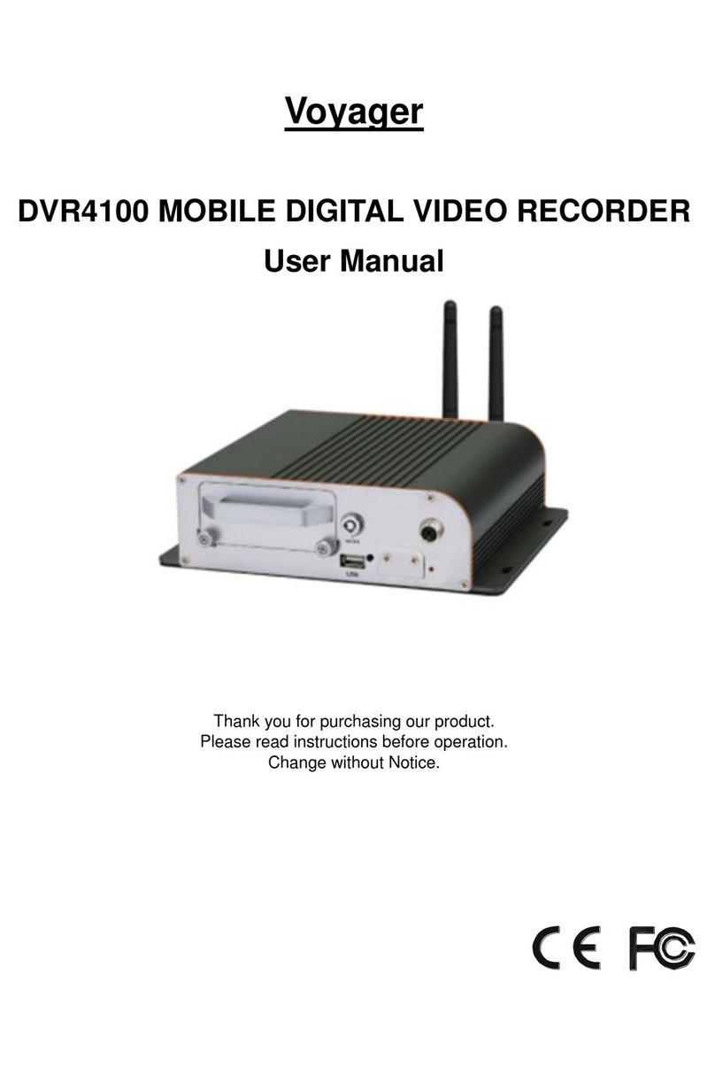 Voyager DVR4100 User manual