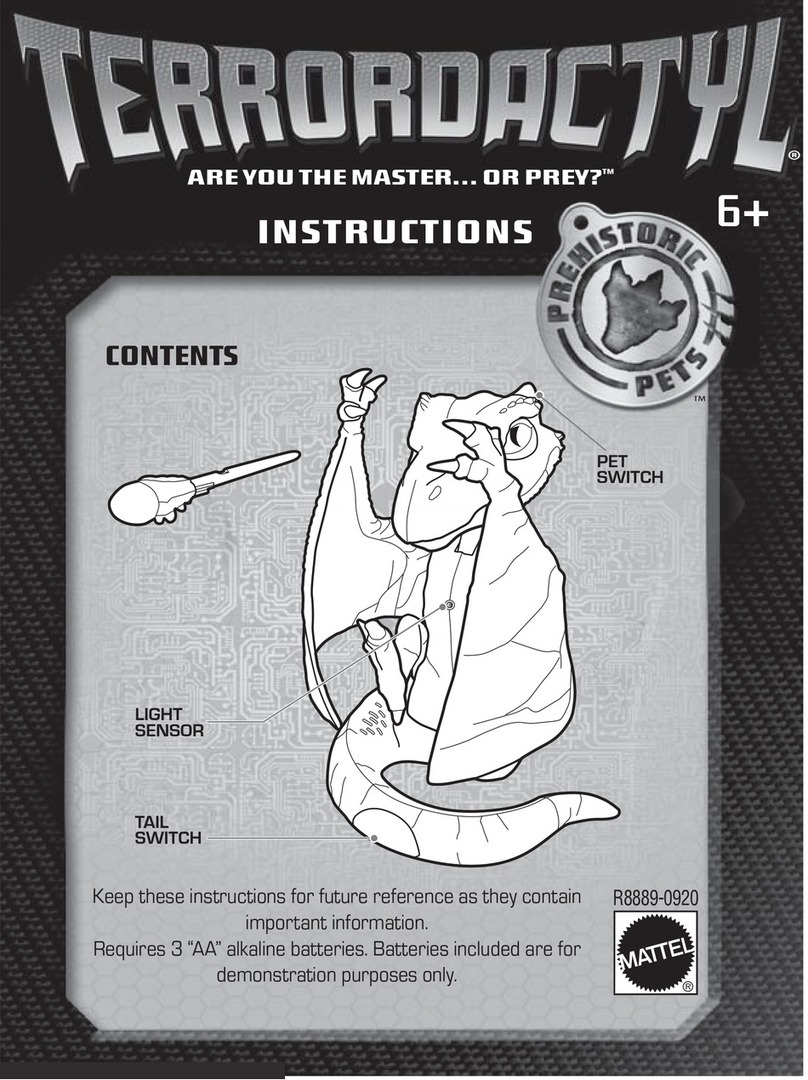 Mattel Terrordactyl User manual