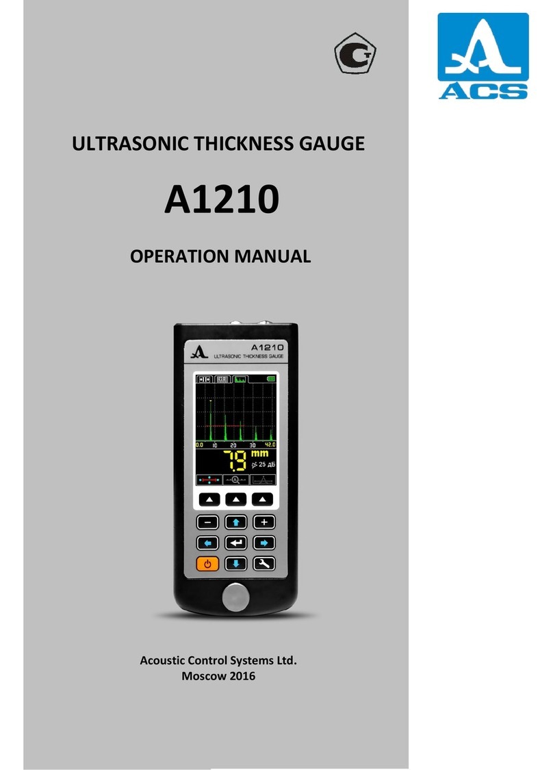 ACS A1210 Operation manual