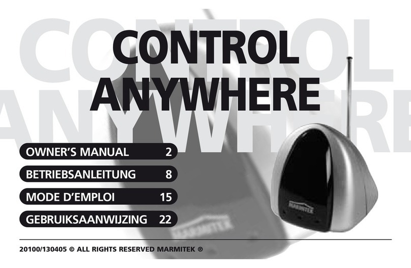 Marmitek Easycontrol 8 User manual
