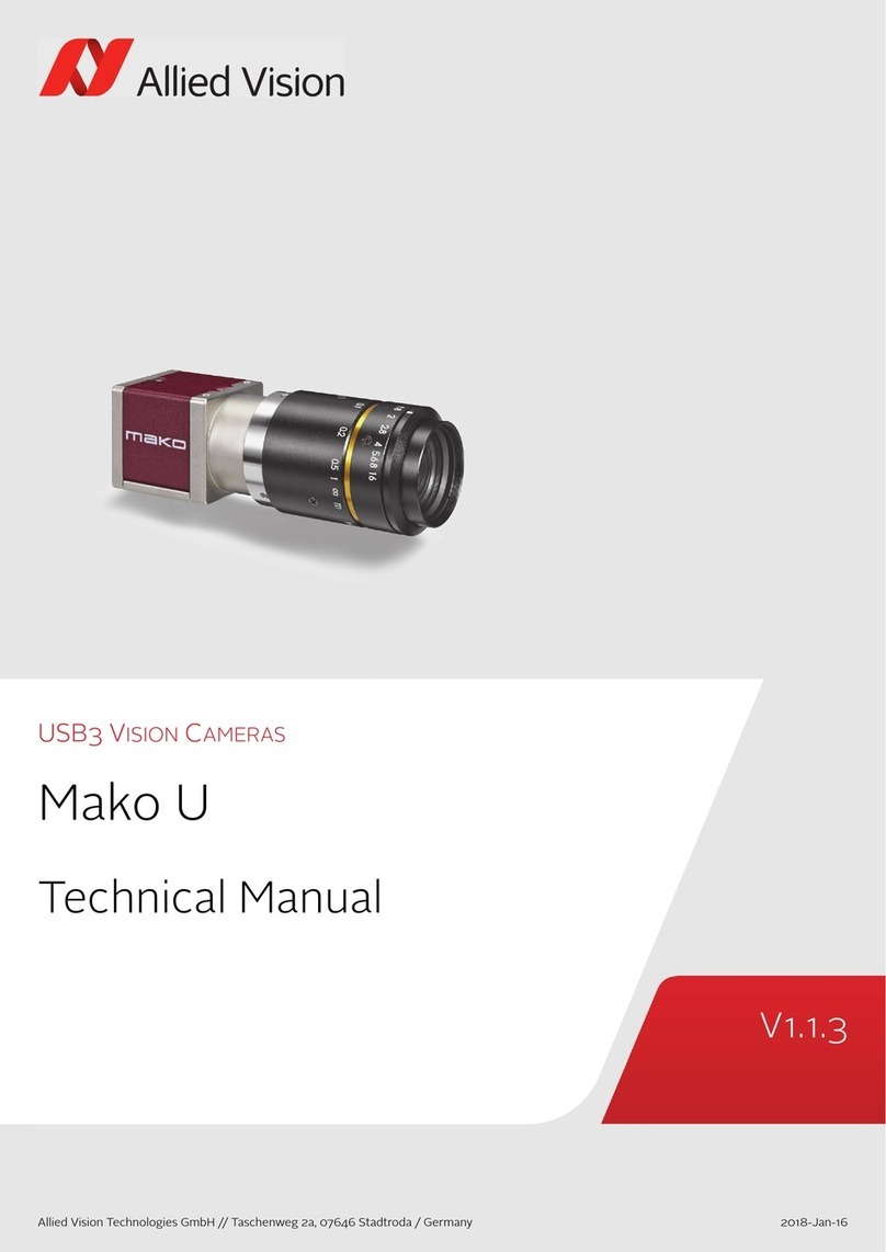 Allied Vision MAKO U-029B Technical manual