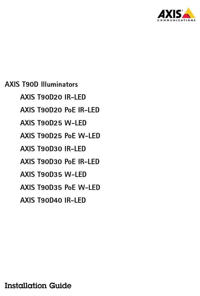 Axis AXIS T90D20 IR-LED User manual