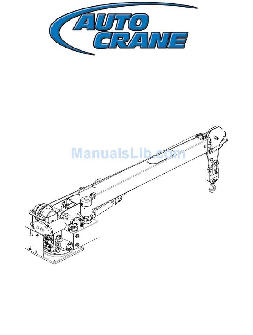 Auto Crane 3203 PR: 3203 PRX User manual