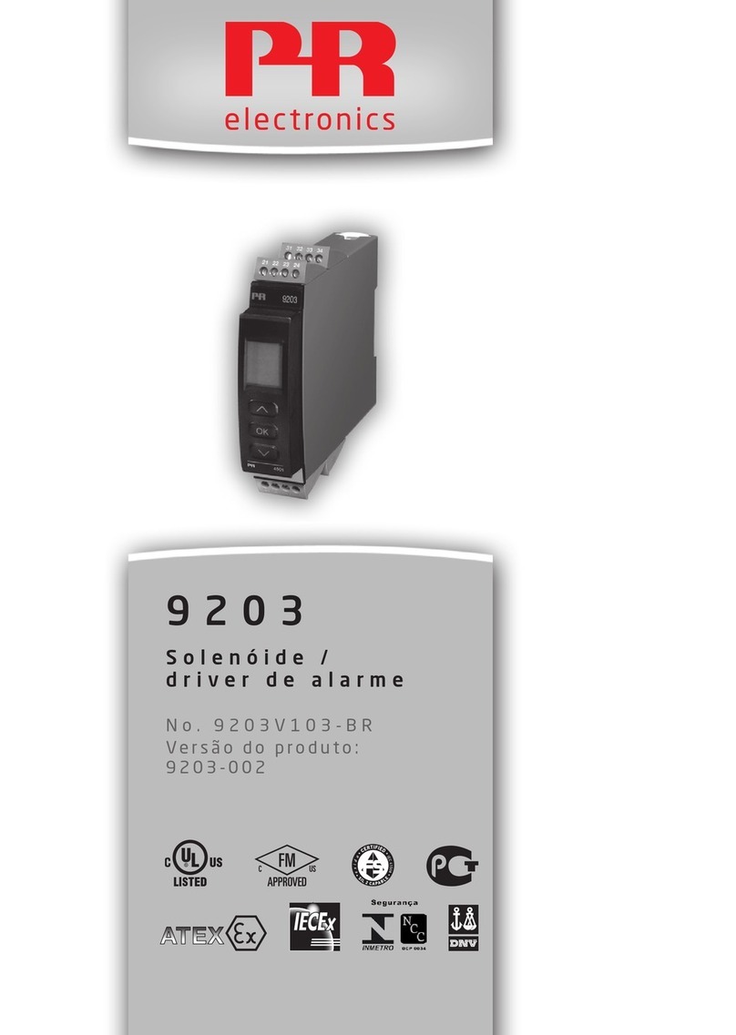 PR electronics 9203 Series Safety manual