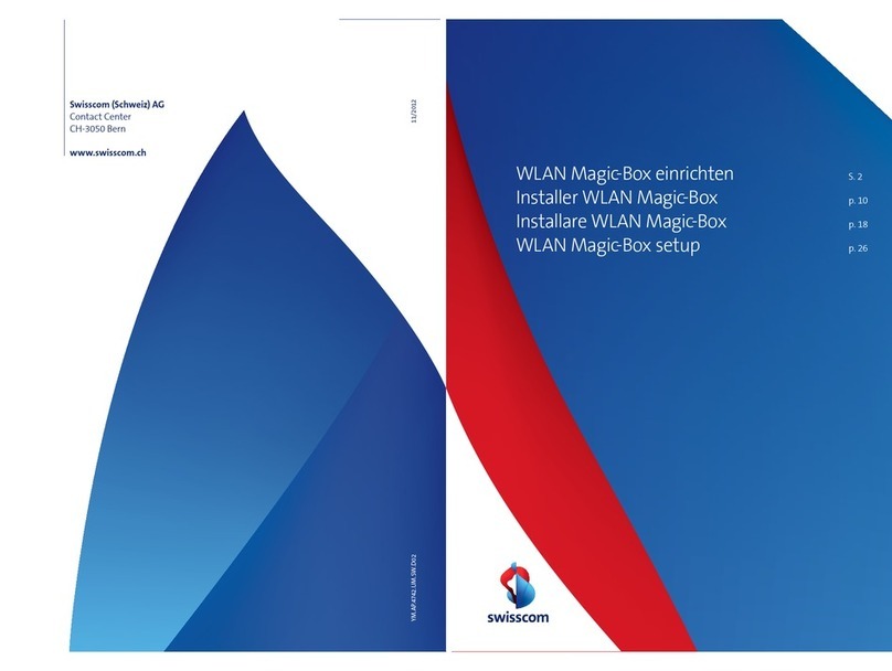 Swisscom Magic-Box User manual