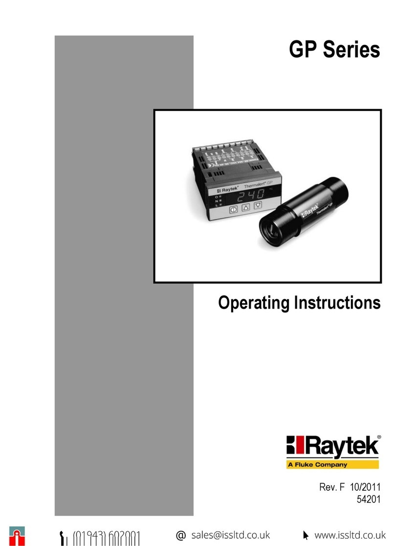 RayTek GP Series operating instructions