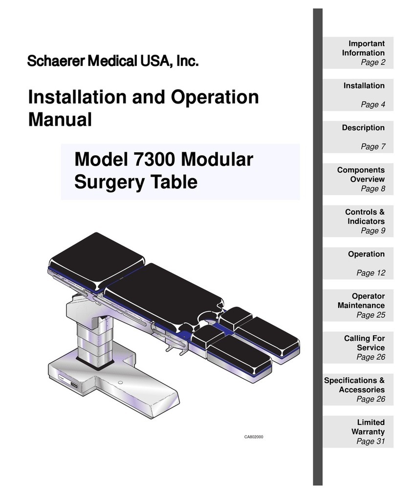 Schaerer 7300 Installation and operation manual