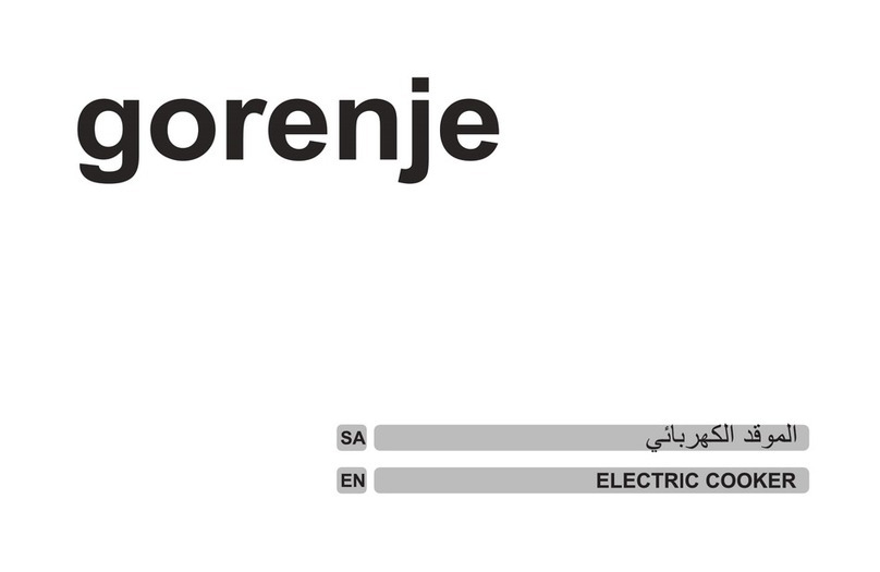 Gorenje E52103AW user manual