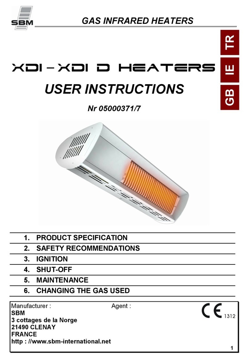 SMB XDI 8 D User instructions