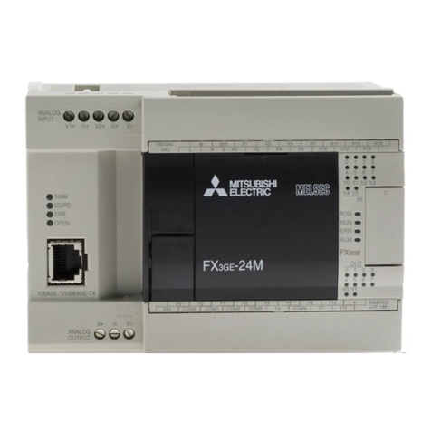 Mitsubishi Electric FX3GE-24M series User manual Mitsubishi Electric FX3GE-24M series User manual