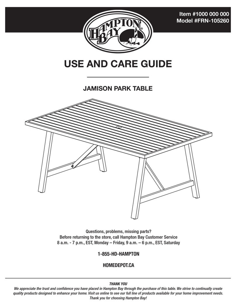 HAMPTON BAY 1000 000 000 User manual
