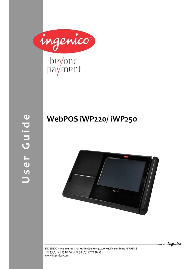 Ingenico WebPOS iWP220 User manual