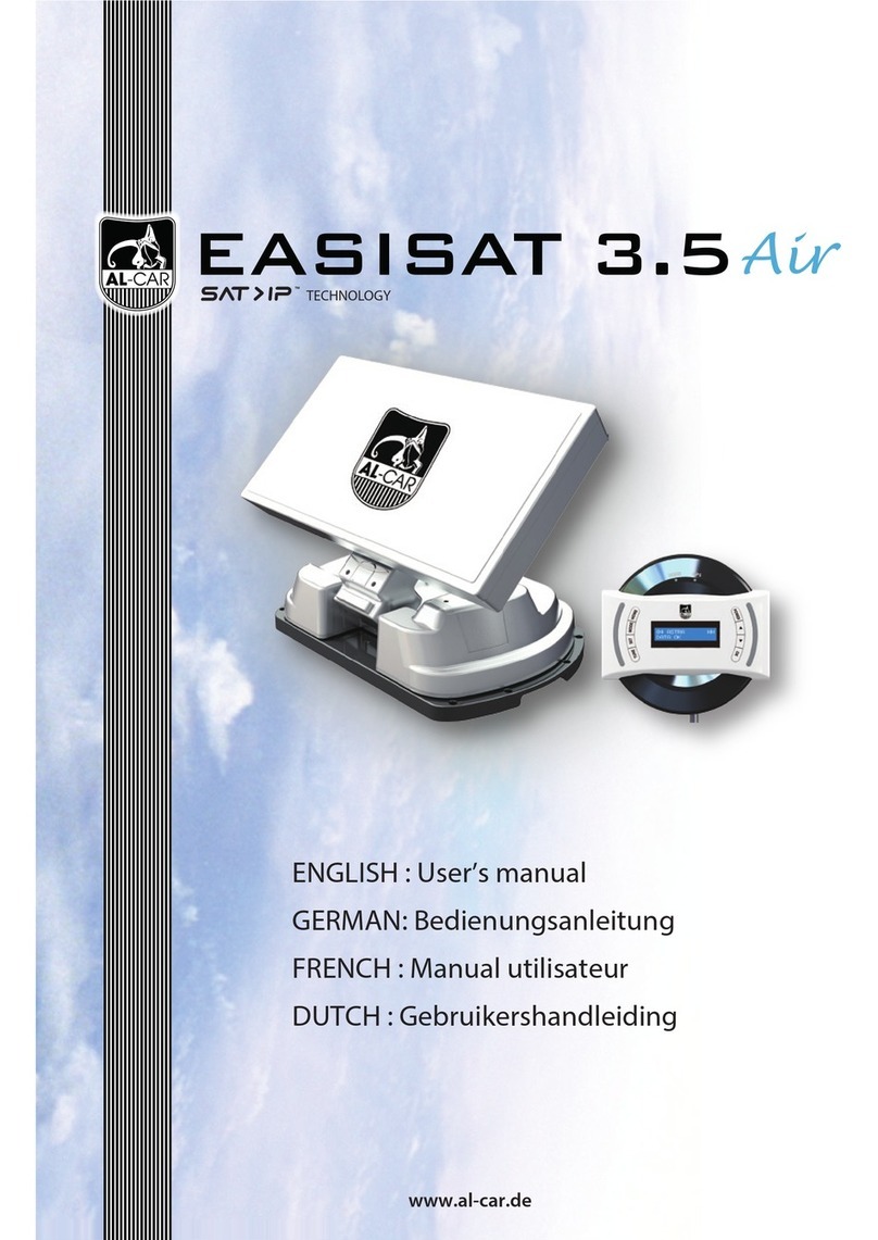ALCAR EASISAT 3.5 Air user manual