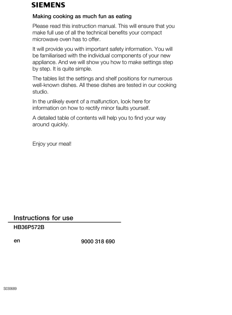 Siemens HB36P572B User manual