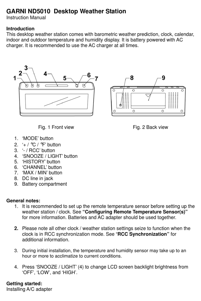 GARNI ND5010 instruction manual