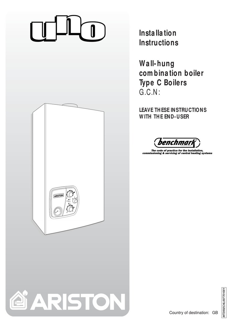 Ariston UNO installation instructions