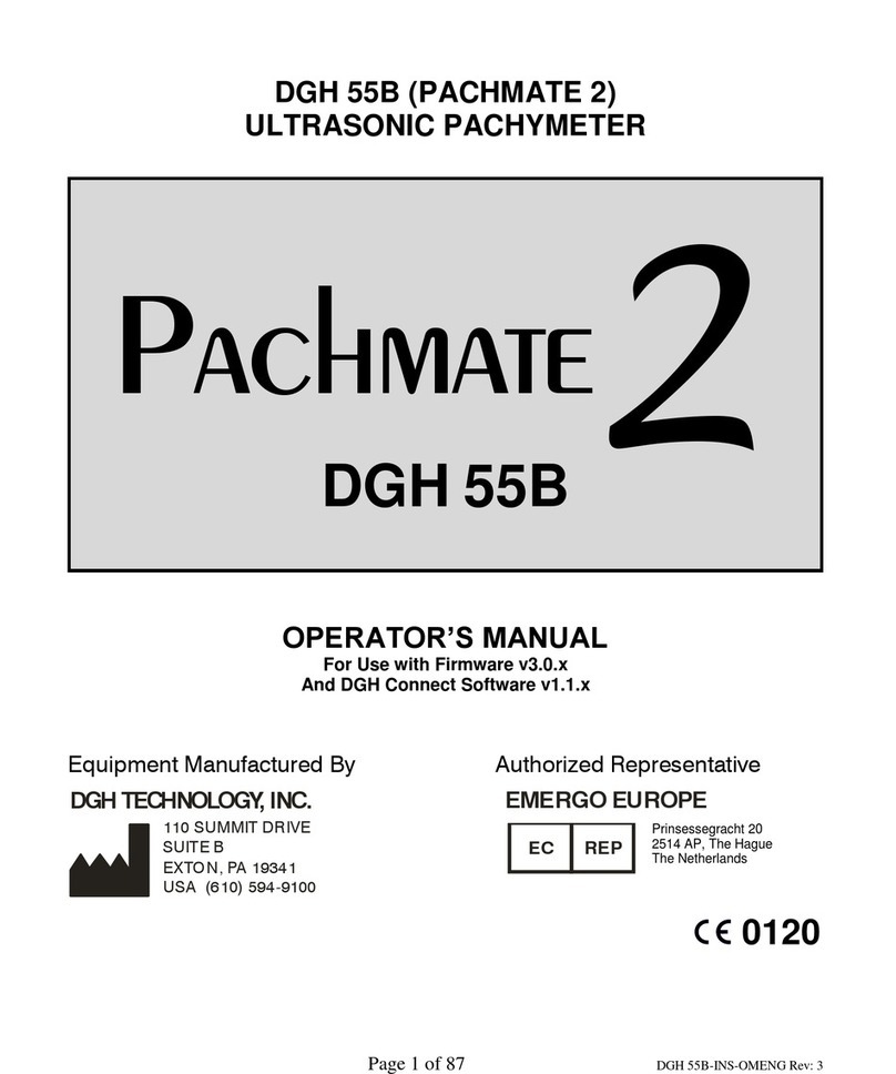 DGH DGH 55B Operator's manual
