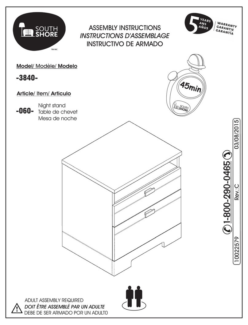 SouthShore 3840 User manual