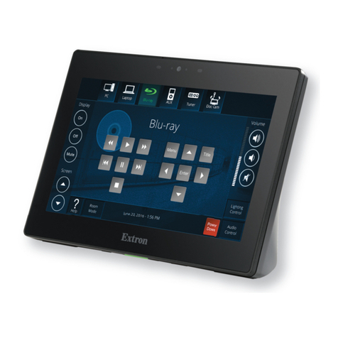 Extron electronics TLP Pro 725T user guide