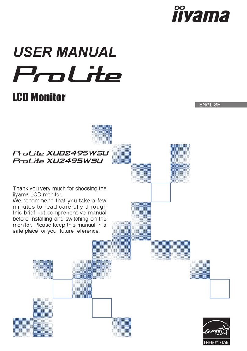 Iiyama ProLite XU2495WSU User manual