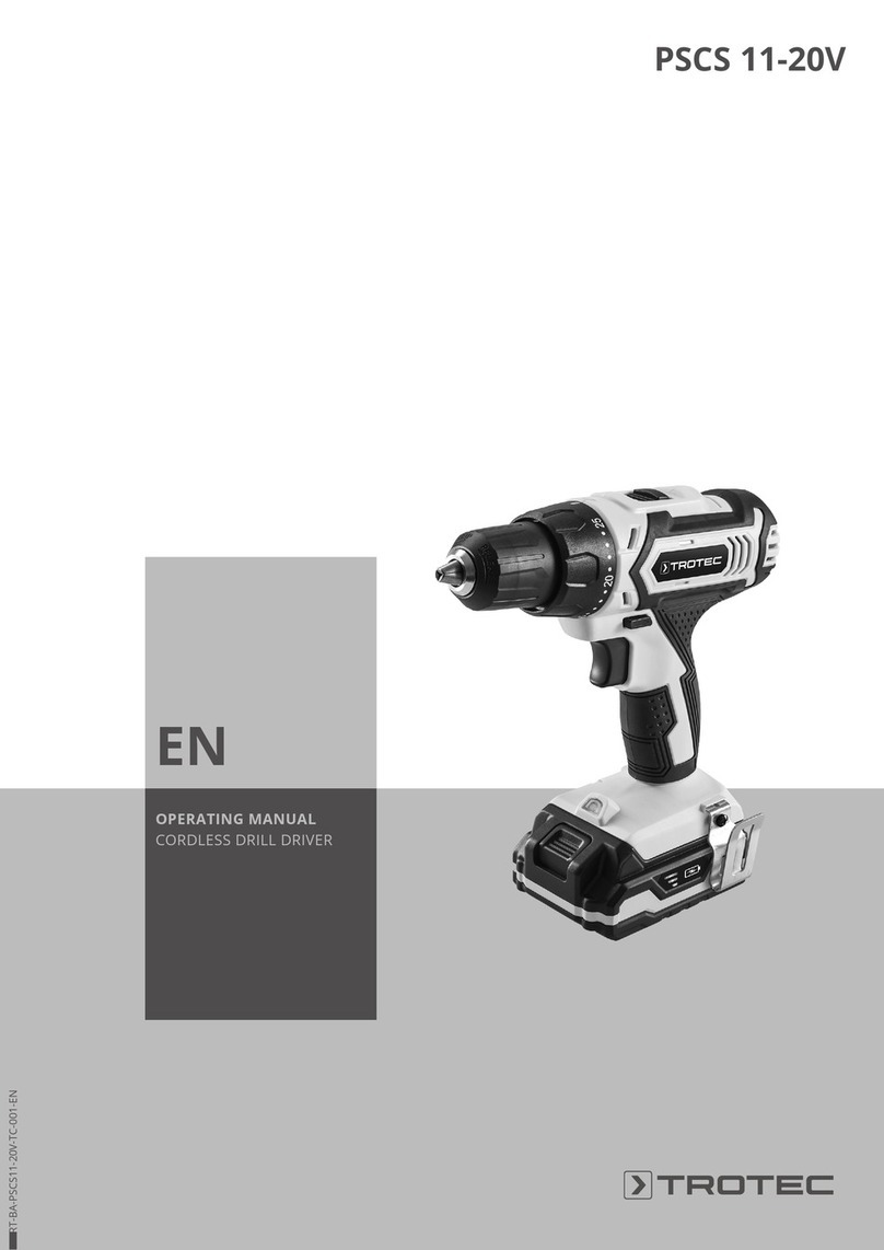 Trotec PSCS 11-20V operating manual