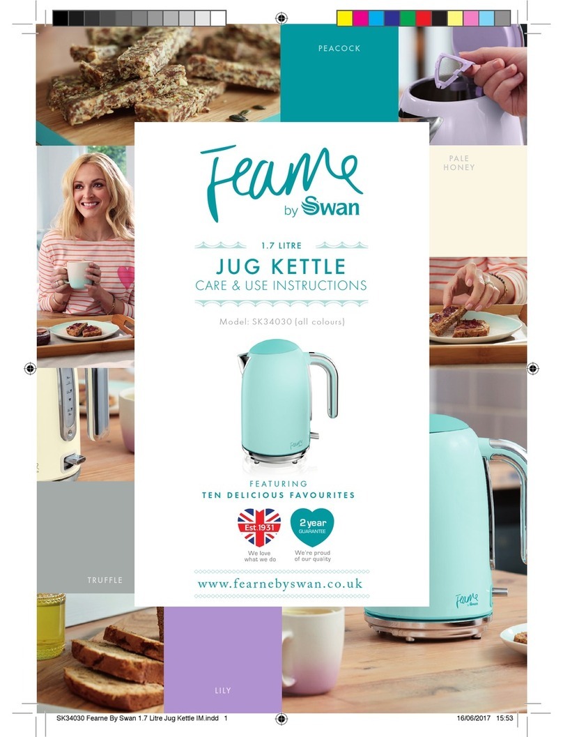 Fearne By Swan SK34030 Care & use instructions