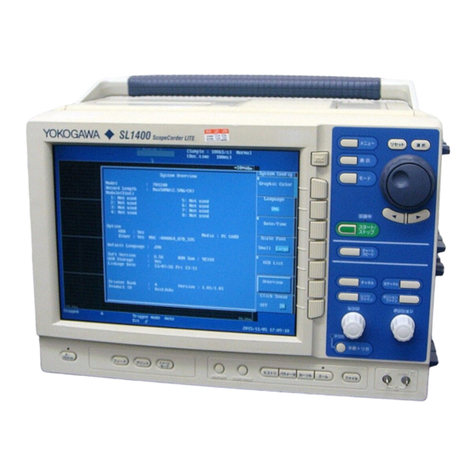 YOKOGAWA SL1400 ScopeCorder LITE user manual