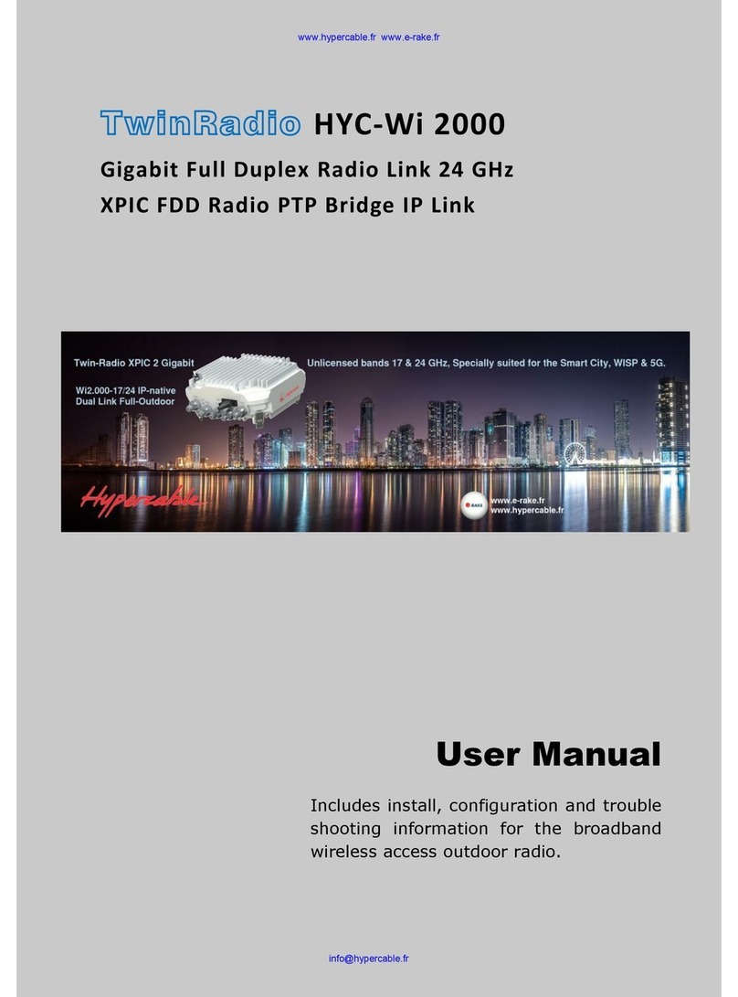 Hypercable TwinRadio HYC-Wi 2000 user manual