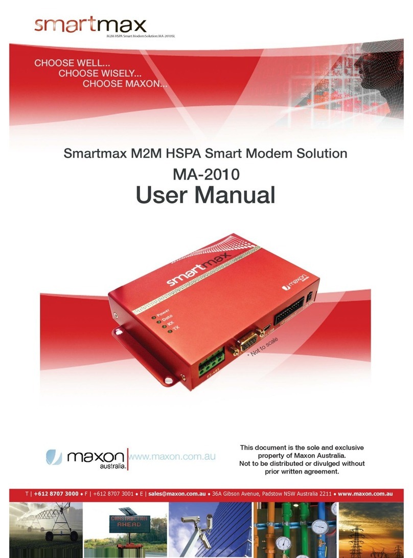 Maxon Smartmax MA-2010 user manual