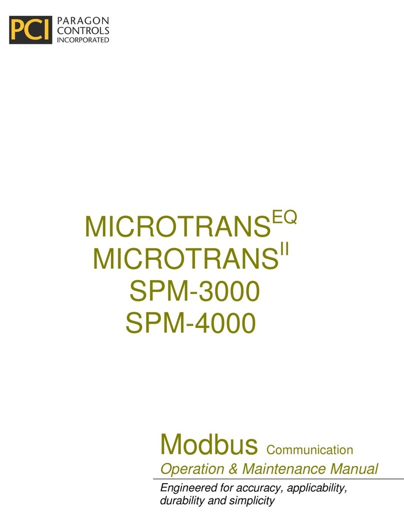 PCI MicroTrans EQ Operation & maintenance manual