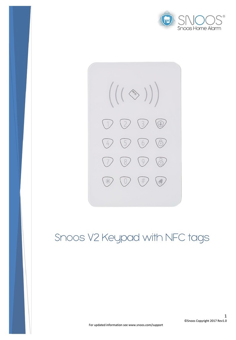Snoos V2 Keypad Manual