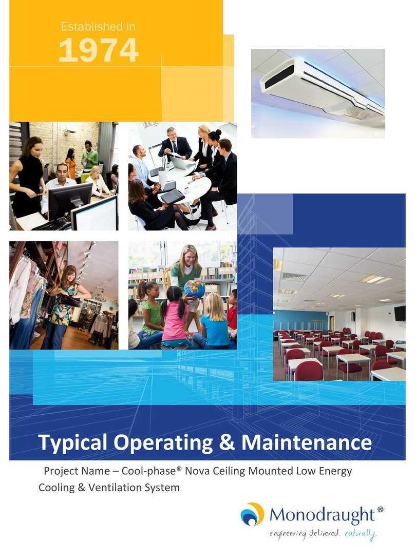 Monodraught Cool-phase Nova operating & maintenance manual
