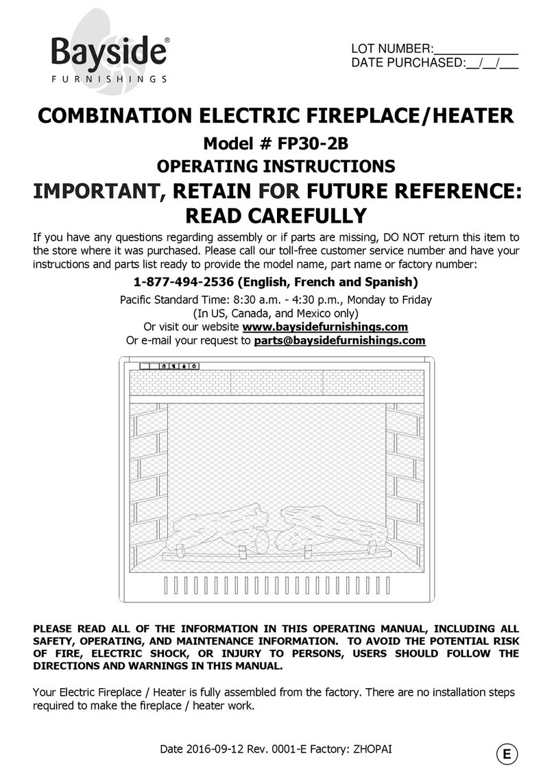 Bayside FP30-2B operating instructions Bayside FP30-2B operating instructions