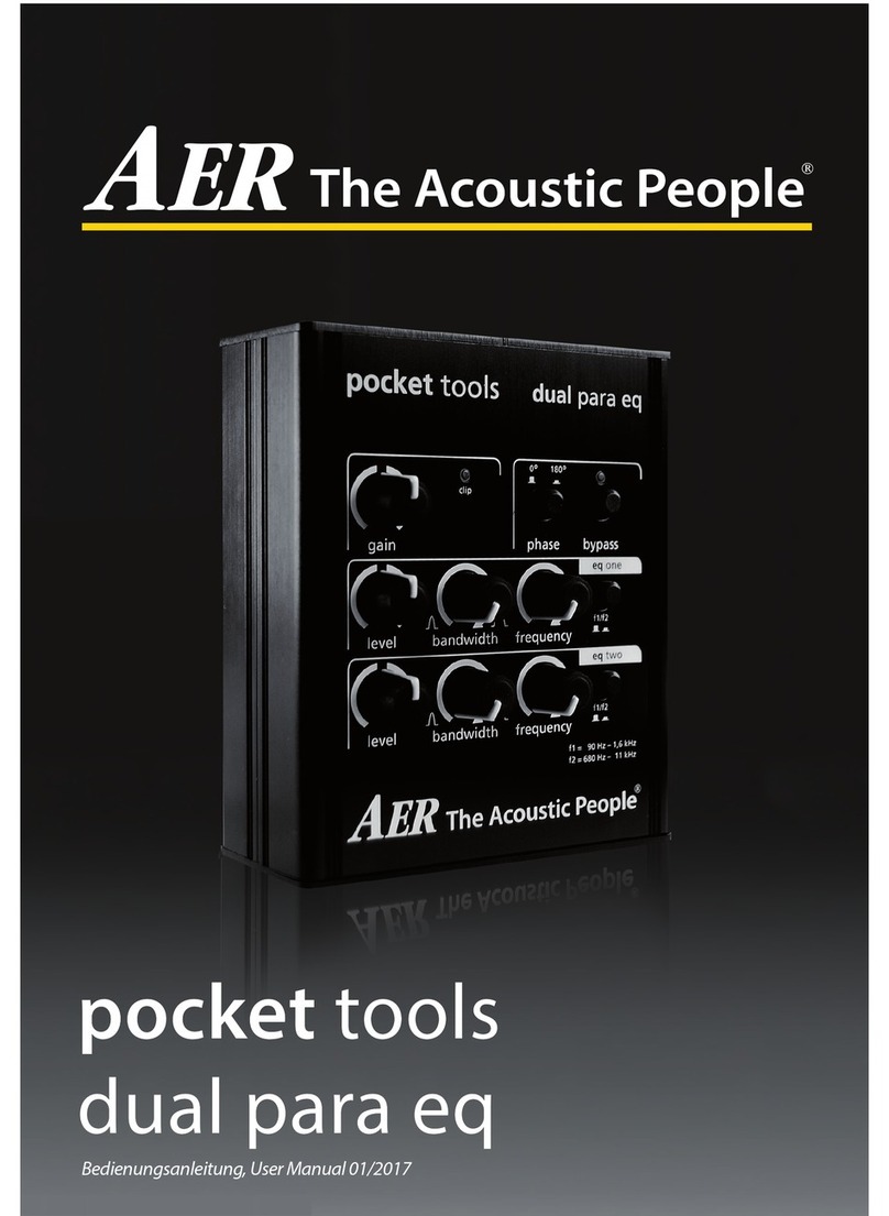 AER DUAL-PARA EQ user manual