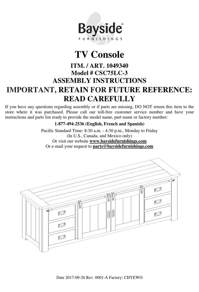 Bayside 1049340 Assembly instructions